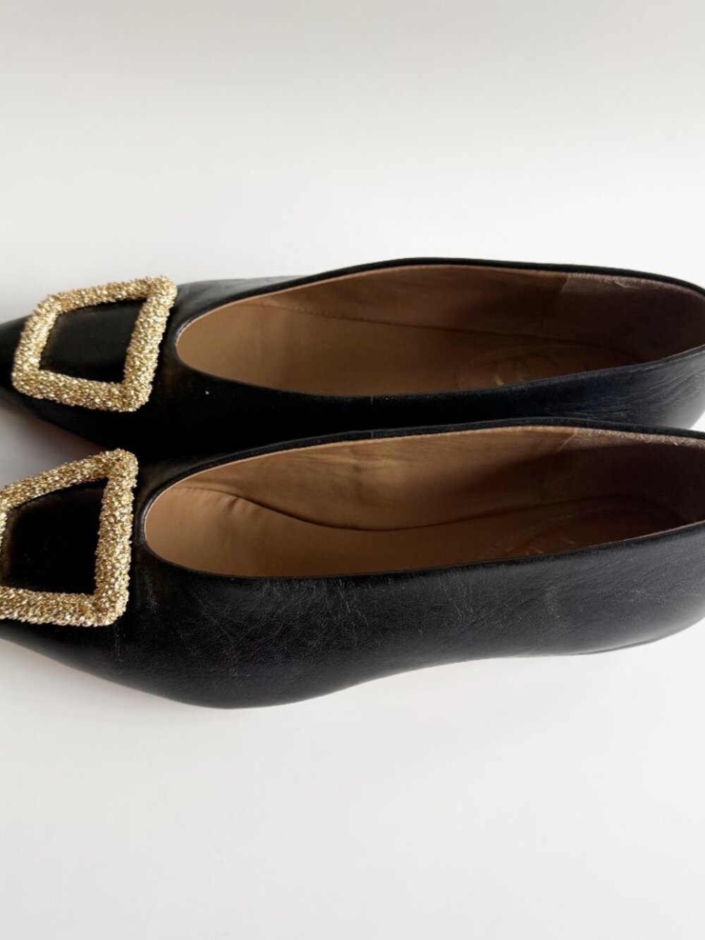Sam Edelman Janina Pointed Black Toe Flats Size 7 - Picture 6 of 7